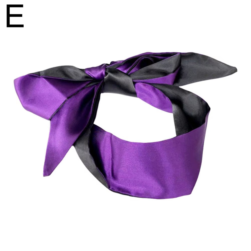 Silk Eye Cover Savour Eye Patches Cute Blindfold Silk Ribbon Satin Silk Sleep Mask Sexy for Women Gift Surprise High Quality