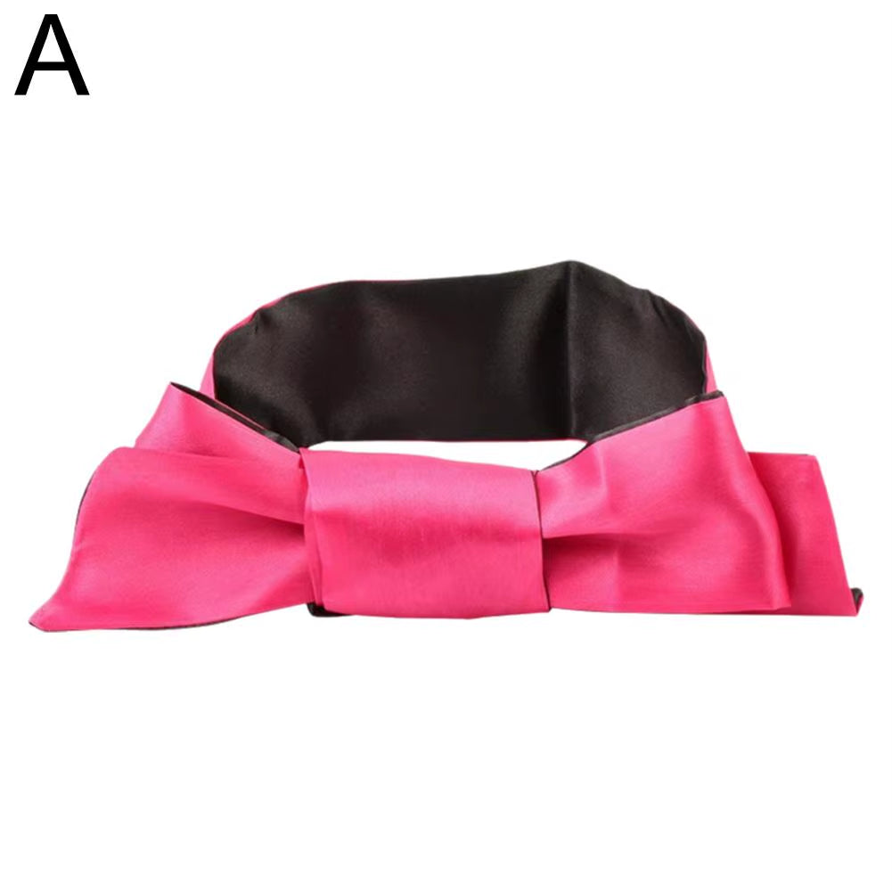 Silk Eye Cover Savour Eye Patches Cute Blindfold Silk Ribbon Satin Silk Sleep Mask Sexy for Women Gift Surprise High Quality