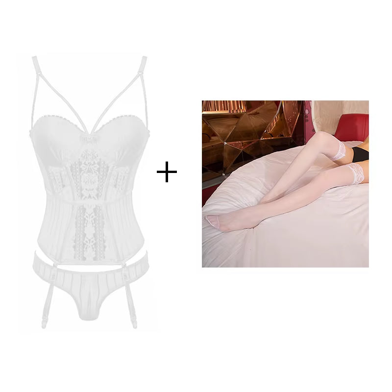 Black Fashion Women Sexy Bra Set Embroidery Bralette Underwear Sets Female Panties Brief Sets Ladies Lingerie