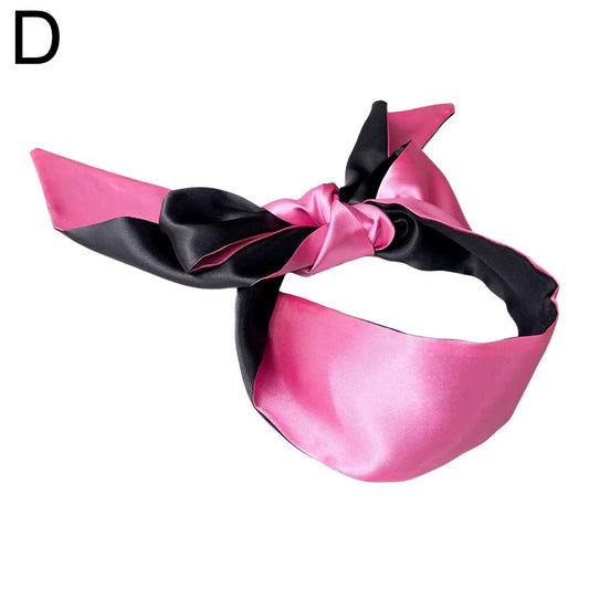 Silk Eye Cover Savour Eye Patches Cute Blindfold Silk Ribbon Satin Silk Sleep Mask Sexy for Women Gift Surprise High Quality
